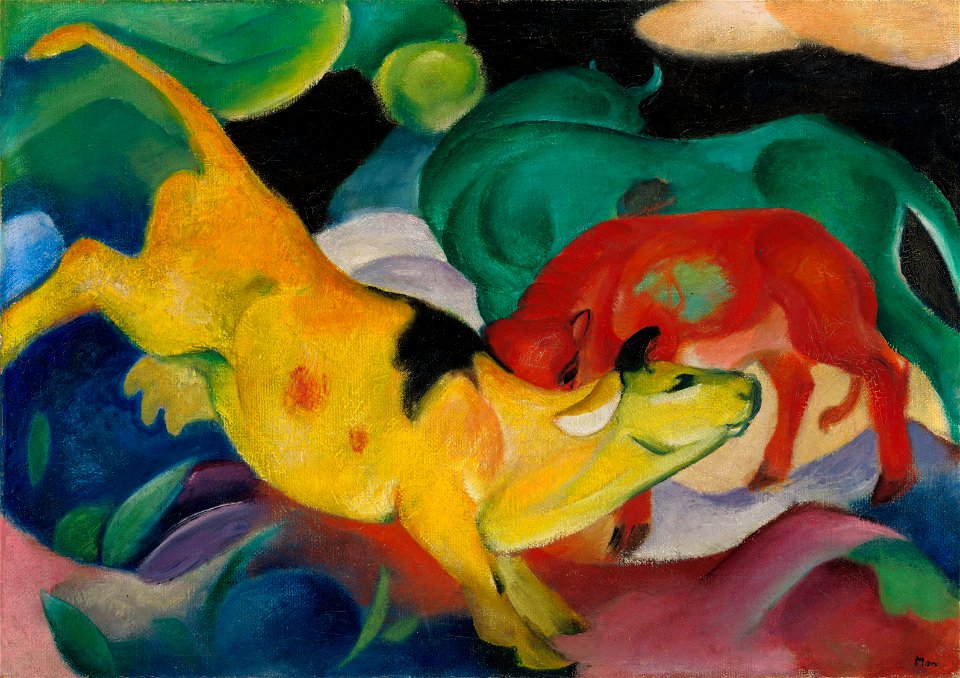 Gelbe Kuh-Franz Marc