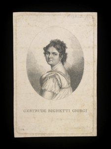 Geltrude Righetti-Giorgi, print – Victoria & Albert Museum