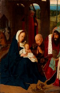 Geertgen tot Sint Jans - The Adoration of the Magi - 1951.353 - Cleveland Museum of Art. Free illustration for personal and commercial use.