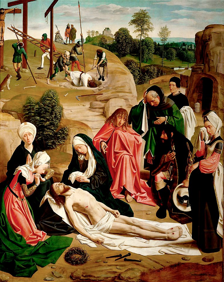 Geertgen tot Sint Jans, , Kunsthistorisches Museum Wien, Gemäldegalerie - Beweinung Christi - GG 991 - Kunsthistorisches Museum