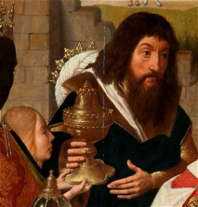 Geertgen tot St. Jans - De aanbidding van de koningen - Rijksmuseum SK-A-2150 (Caspar)