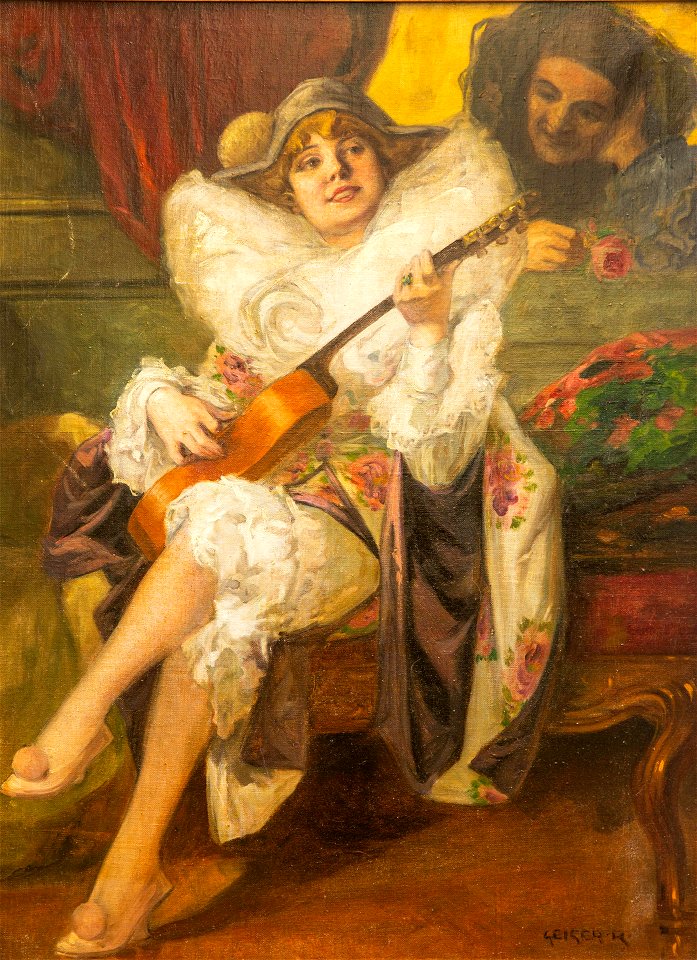 Columbine and Pierrot by Richard Geiger
