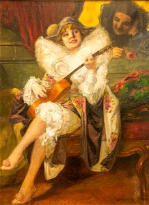 Columbine and Pierrot by Richard Geiger