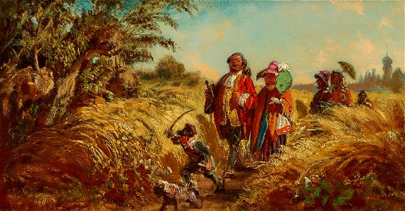 Gemälde - Gutsherr und Gemahlin - Carl Spitzweg