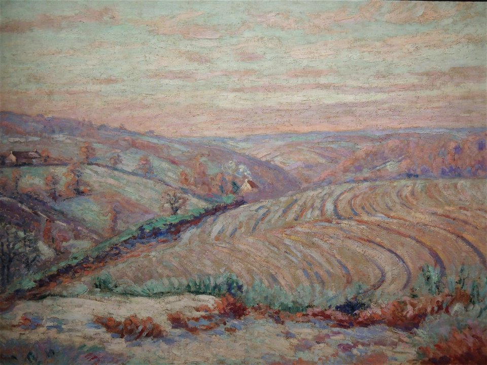 Gelée blanche à Crozant (Guillaumin)