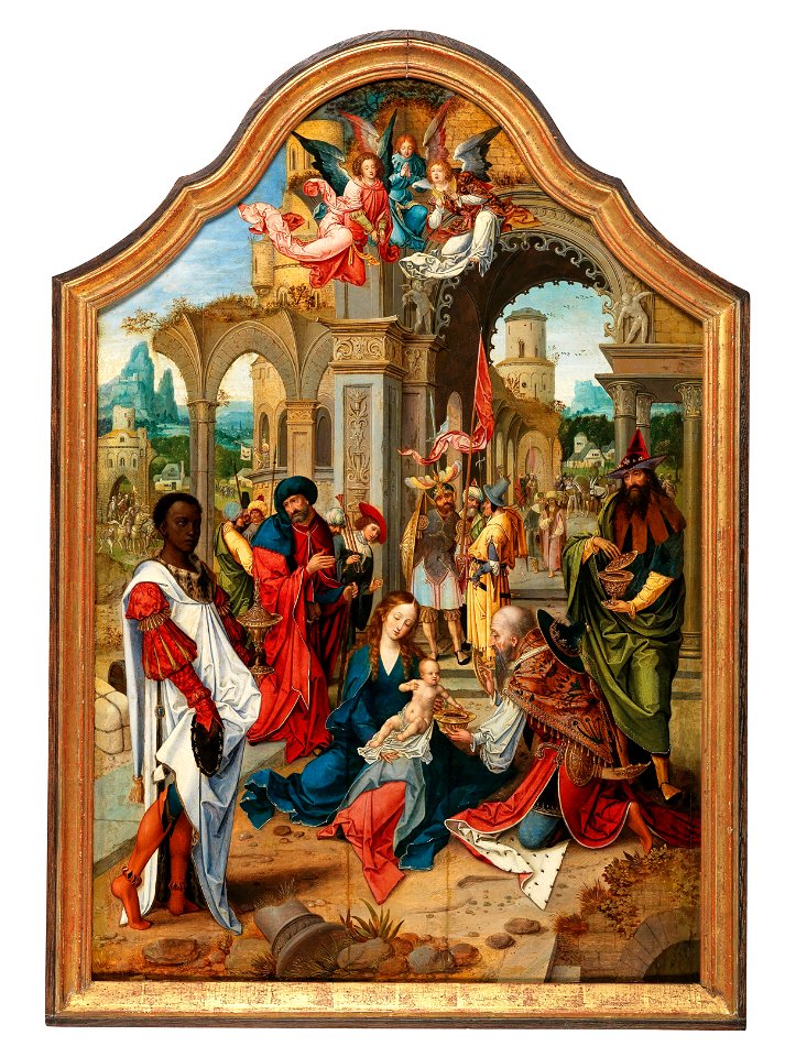 Gemälde - Die Anbetung der hl. 3 Könige - Dorotheum - Pieter Coecke van Aelst
