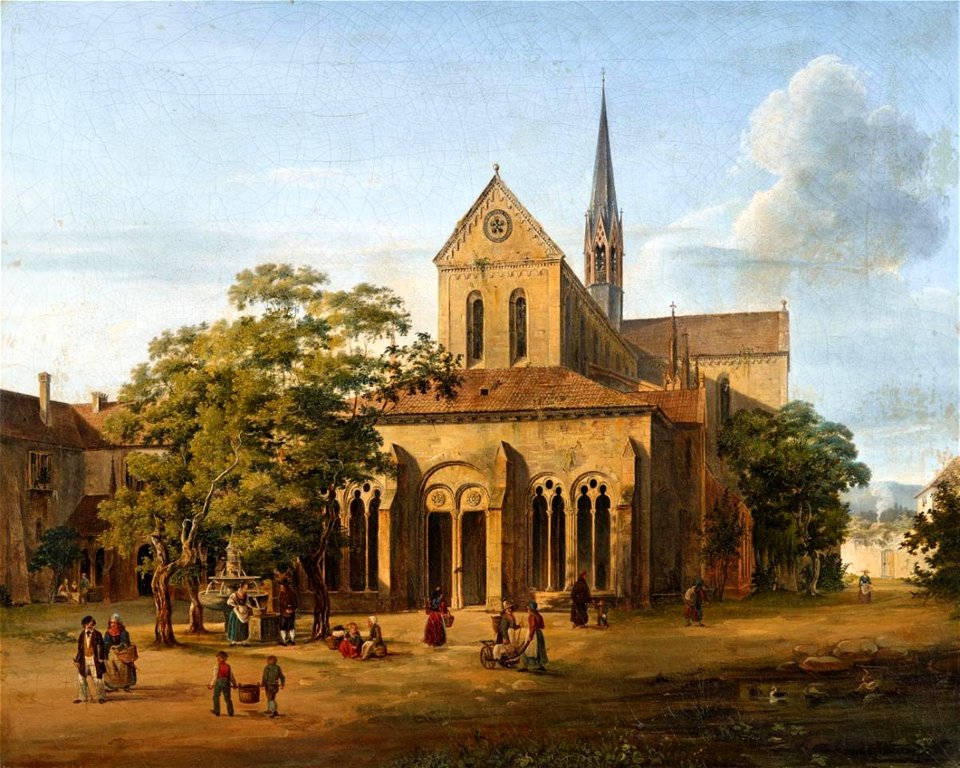 Gemälde - Kloster Maulbronn - Domenico Quaglio