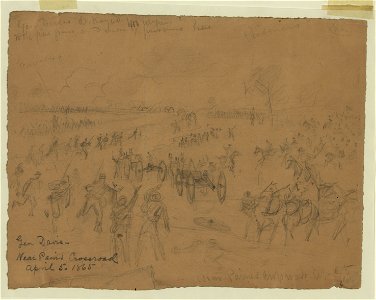 Gen. Davis (sic)-Near Paines Crossroad April 5, 1865 LCCN2004660380