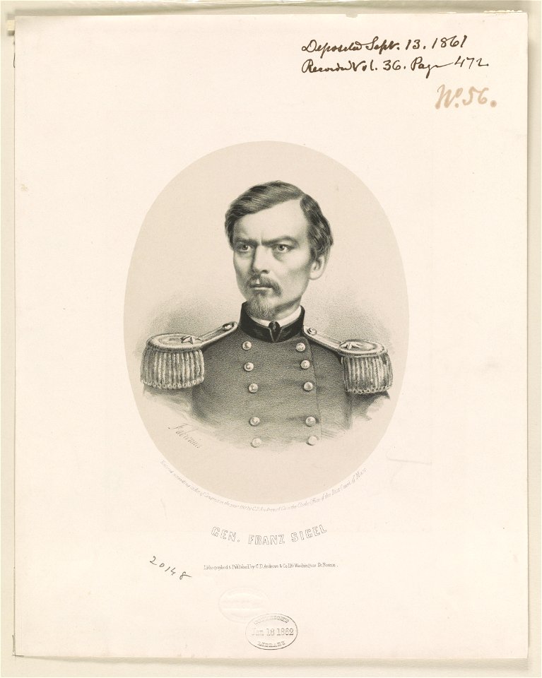 Gen. Franz Sigel LCCN2003677895