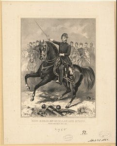 Gen'l. Geo. B. McClellan and staff, before Yorktown, Va., April 1862 LCCN90714605