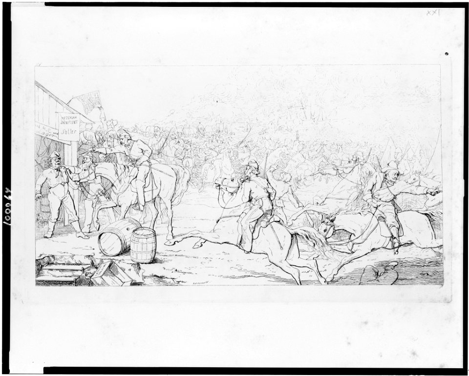 Gen. Stewart's (sic) raid to the White House LCCN90710012