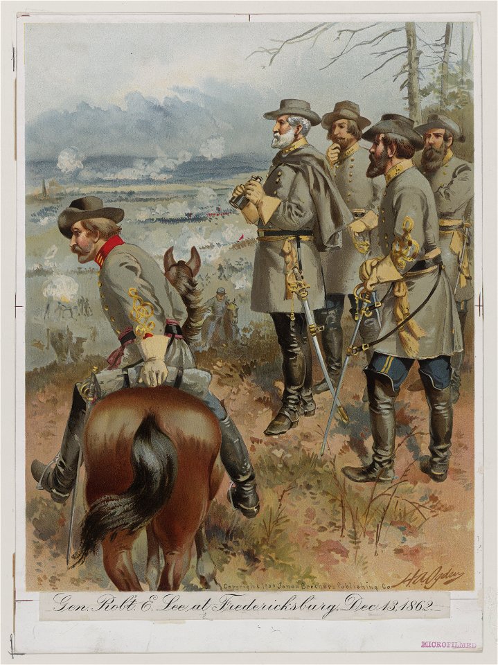 Gen. Robt. E. Lee at Fredericksburg, Dec. 13, 1862 - H.A. Ogden. LCCN92508932