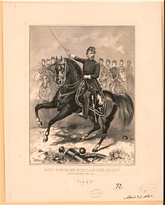 Gen'l. Geo. B. McClellan and staff, before Yorktown, Va., April 1862 LCCN90714605