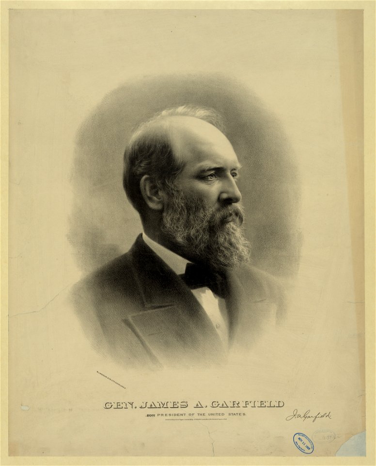 Gen. James A. Garfield, 20th president of the United States - W.J. Morgan & Co. lith., Cleveland, O. LCCN2006676662