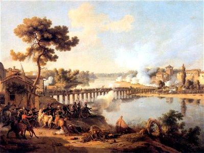 General Bonaparte giving orders at the Battle of Lodi