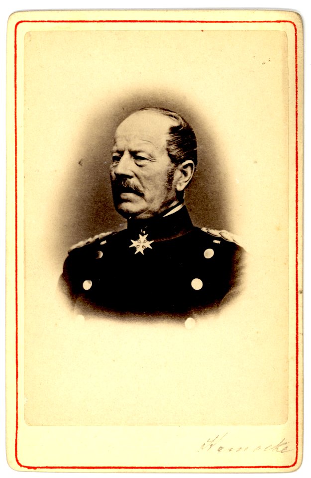 General Georg von Kameke (probably misidentified), 1865. Free illustration for personal and commercial use.