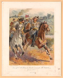 Gen. J.E.B. Stuart's raid around McClellan, June 1862 - H.A. Ogden. LCCN93504431
