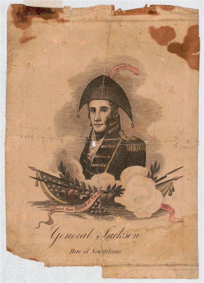 General Jackson, hero of New Orleans - aquatinted by W. Strickland. LCCN2012645373