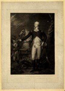 Gen. Washington (on the battle field at Trenton) - engraved by W. Warner from the original picture by Col. John Trumbull in possession of Yale College N. Haven. LCCN2006678636