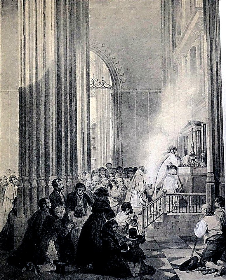Genaro PEREZ VILLAAMIL - Une scène animée en Espagne. Vers 1860 01