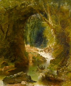 Lynford Bridge on the Avon by John Gendall at Royal Albert Memorial Museum
