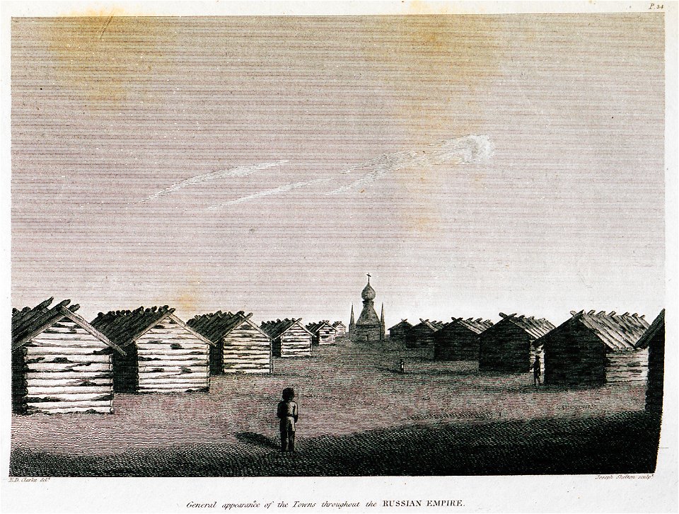 General appearance of the Towns throughout the Russian Empire - Clarke Edward Daniel - 1810