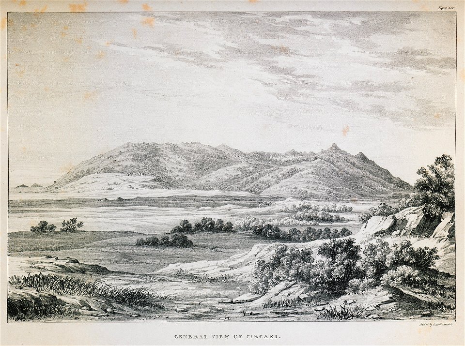 General view of Circaei - Dodwell Edward - 1834