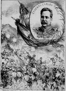 General Carlos Telles ... Fallecido em Bagé no dia 7 de Setembro de 1899. Os seus ultimos actos de inexcedivel bravura foram na campanha de Canudos, em Cocorobó