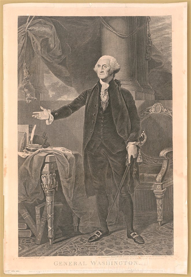 General Washington - painted by Gabriel Stuart, 1797 ; engraved by James Heath Historical engraver to his Majesty, and to his Royal Highness the Prince of Wales, from the original picture in LCCN2018645788