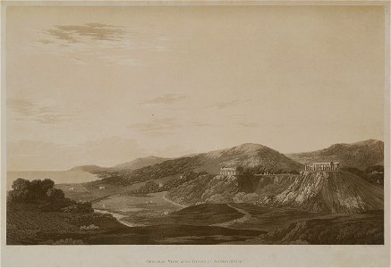 General view of the ruins of Agrigentum - Wilkins William - 1807