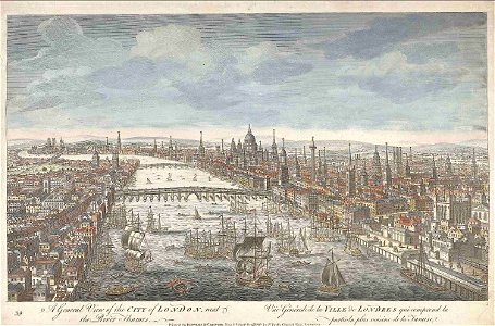 General view of City of London 16C