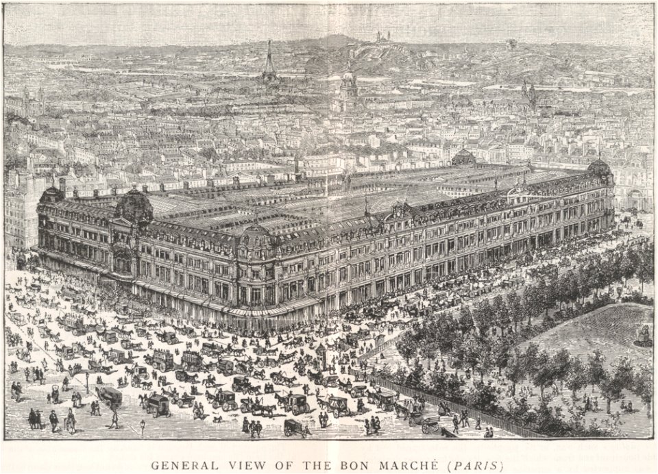 General view of the Bon Marché, 1892