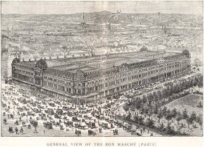 General view of the Bon Marché, 1892