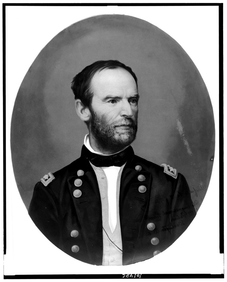 General William Sherman, head-and-shoulders portrait, facing right LCCN90711519