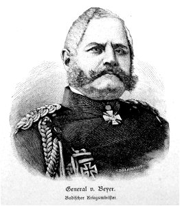 General von Beyer. Free illustration for personal and commercial use.