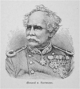 General von Hartmann. Free illustration for personal and commercial use.