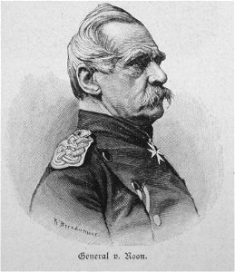 General von Roon. Free illustration for personal and commercial use.