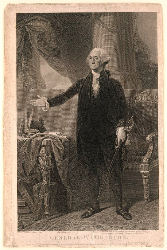 General Washington - painted by Gabriel Stuart, 1797 ; engraved by James Heath Historical engraver to his Majesty, and to his Royal Highness the Prince of Wales, from the original picture in LCCN2018645787