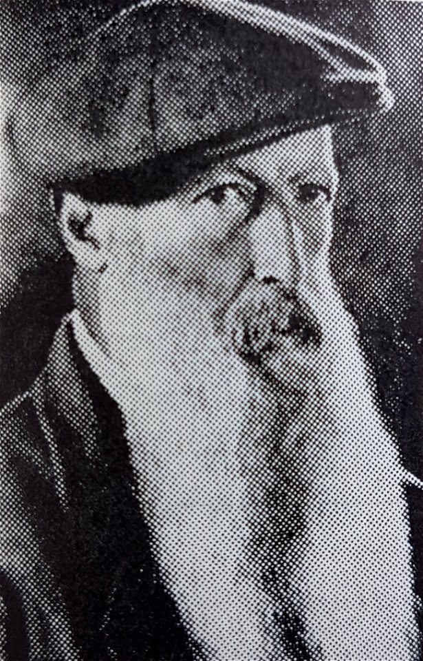 Gustaf Theodor Wallén självporträtt i akvarell