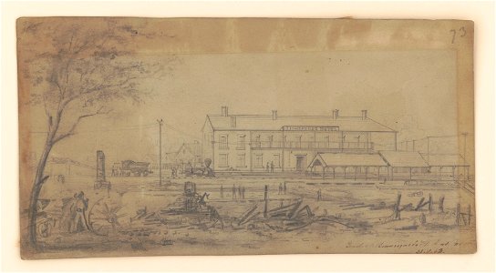 General Pierre Gustave Toutant Beauregard's headquarters, Corinth, Mississippi, May 31, 1862 LCCN2017646911