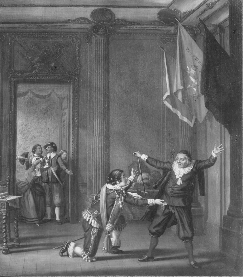 Gustaf Mauritz Armfelt och Georg Johan de Besche (Pehr Hilleström d.ä.) - Nationalmuseum - 14946