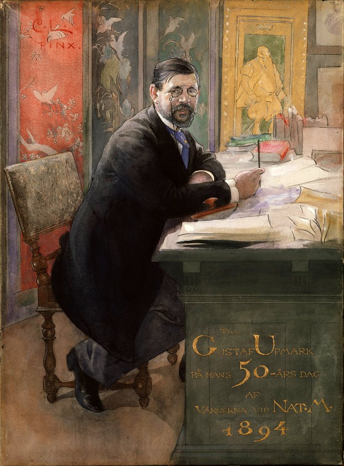 Gustaf Upmark, director of the Nationalmuseum (Carl Larsson) - Nationalmuseum - 25309