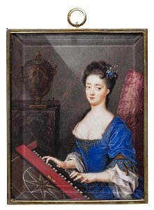 Gustaf von Mardefeld - Young Lady at a clavier - NMB 1382 - Nationalmuseum