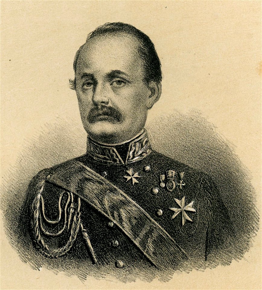 Generale Manfredo Fanti litografia