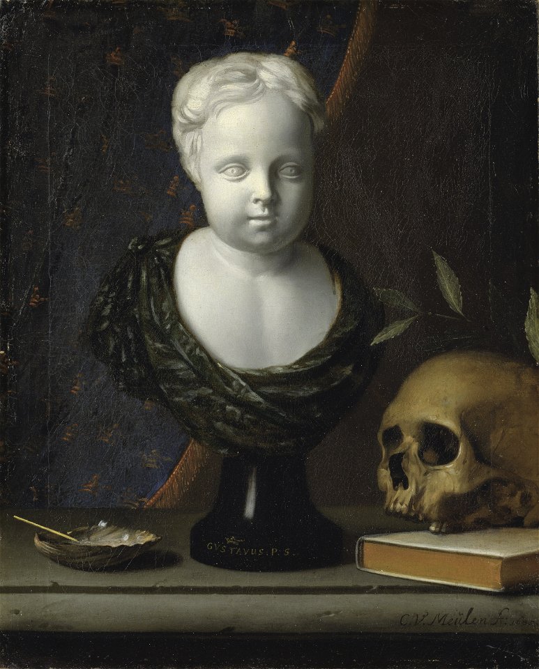 Gustav (1683-85), Prince of Sweden, Son of King Karl XI (Cornelis van der Meulen) - Nationalmuseum - 16032