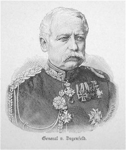 General von Degenfeld. Free illustration for personal and commercial use.