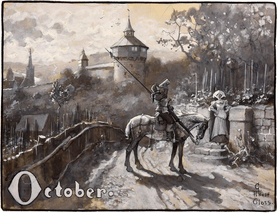 Gustav Adolf Closs Monat 10 Oktober