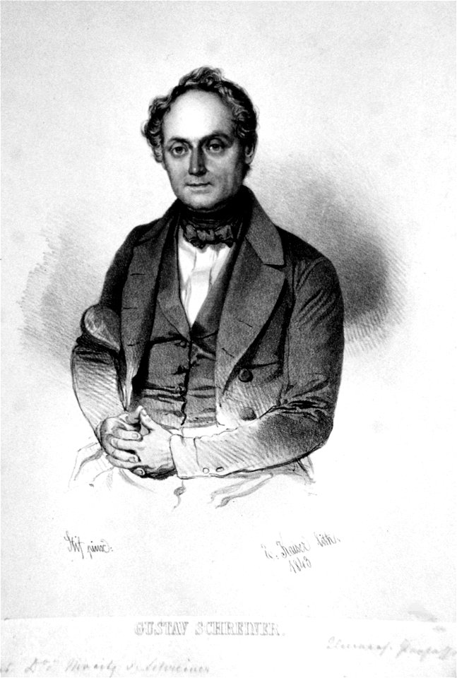 Gustav Franz von Schreiner Litho