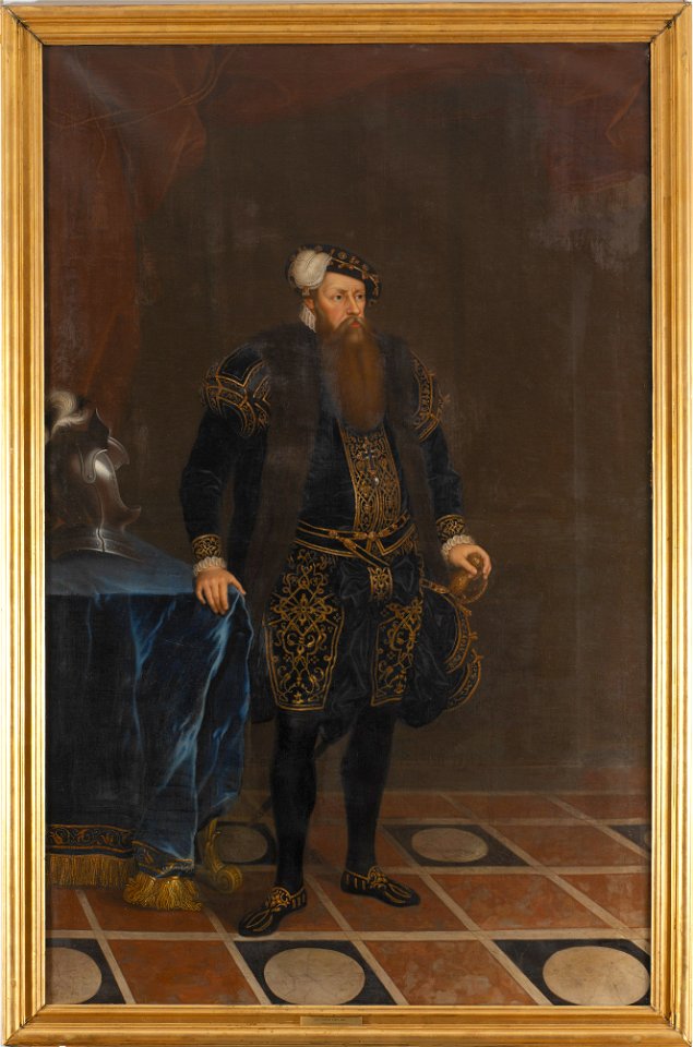 Gustav I, 1496-1560, kung av Sverige (Ulrica Fredrica Pasch) - Nationalmuseum - 109796