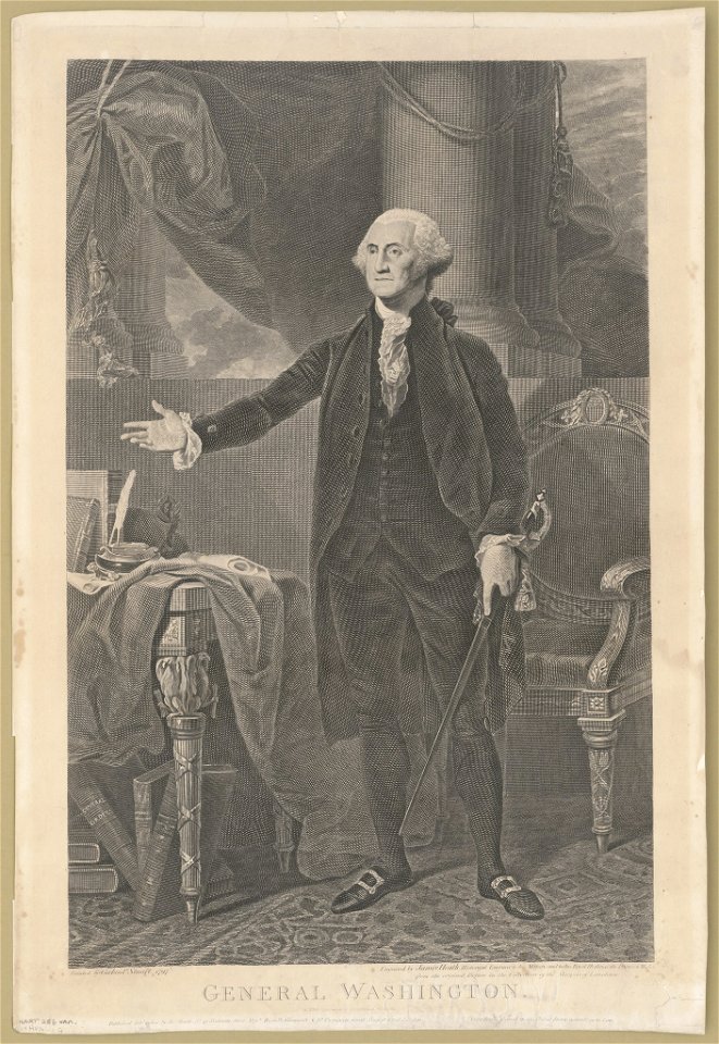 General Washington - painted by Gabriel Stuart, 1797 ; engraved by James Heath Historical engraver to his Majesty, and to his Royal Highness the Prince of Wales, from the original picture in LCCN2018645788
